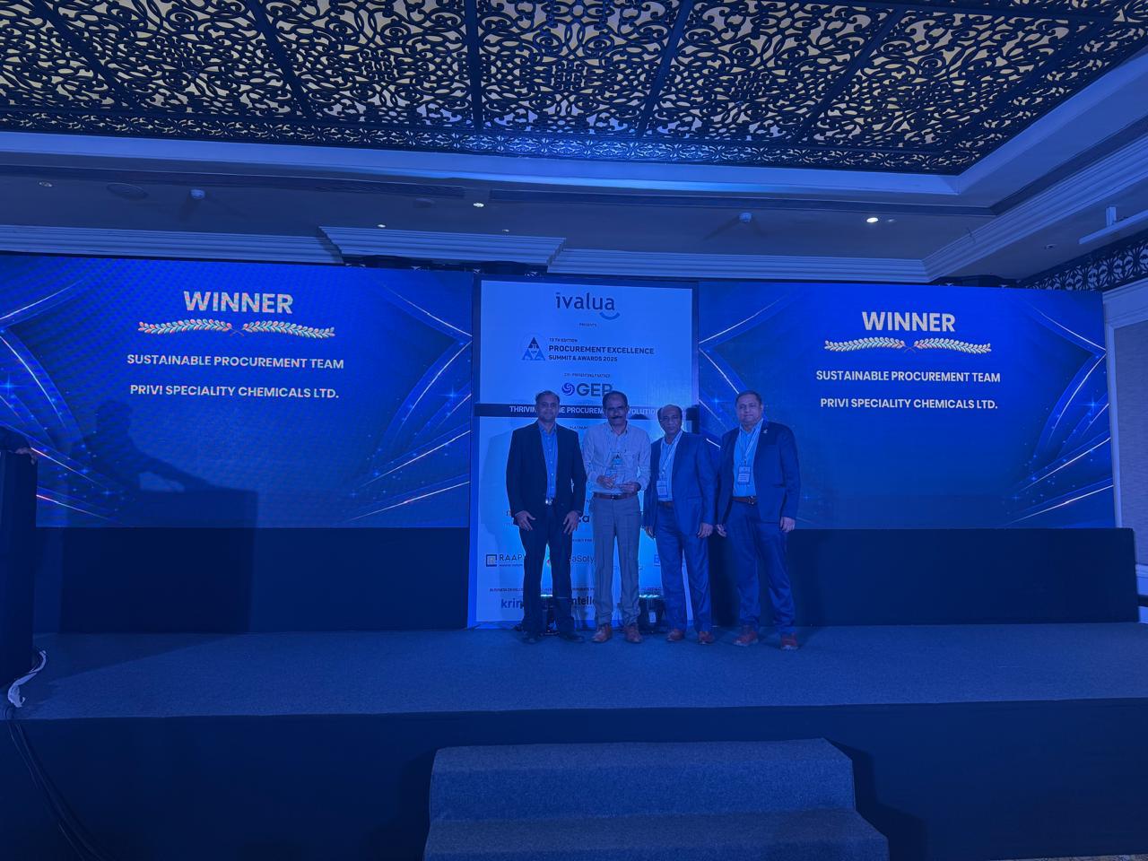 Sustainability in Procurement & Sustainable Procurement Team Awards by Ivalua 13th edition Procurement & Excellence Awards 2025