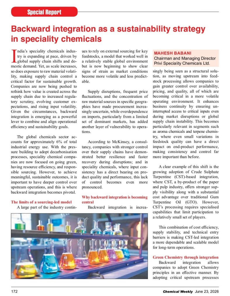 Chemical Weekly 23rd June